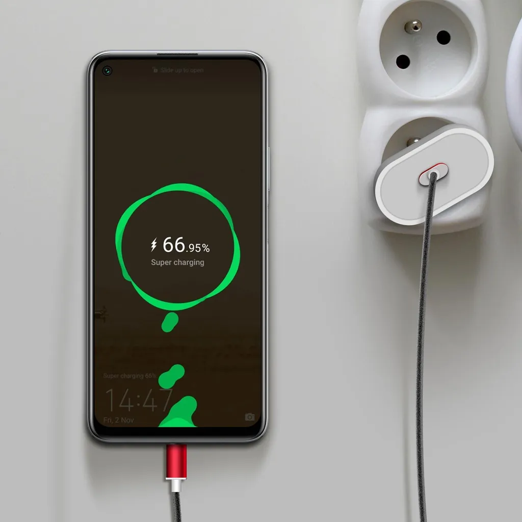Alimentatore per ricarica rapida USB-C Power Delivery 20W, caricatore da parete - Bianco - 4