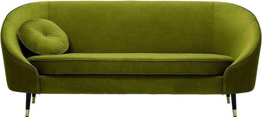 Dreisitzer-Sofa Kooper-Velluto 9-Standard piping-brass