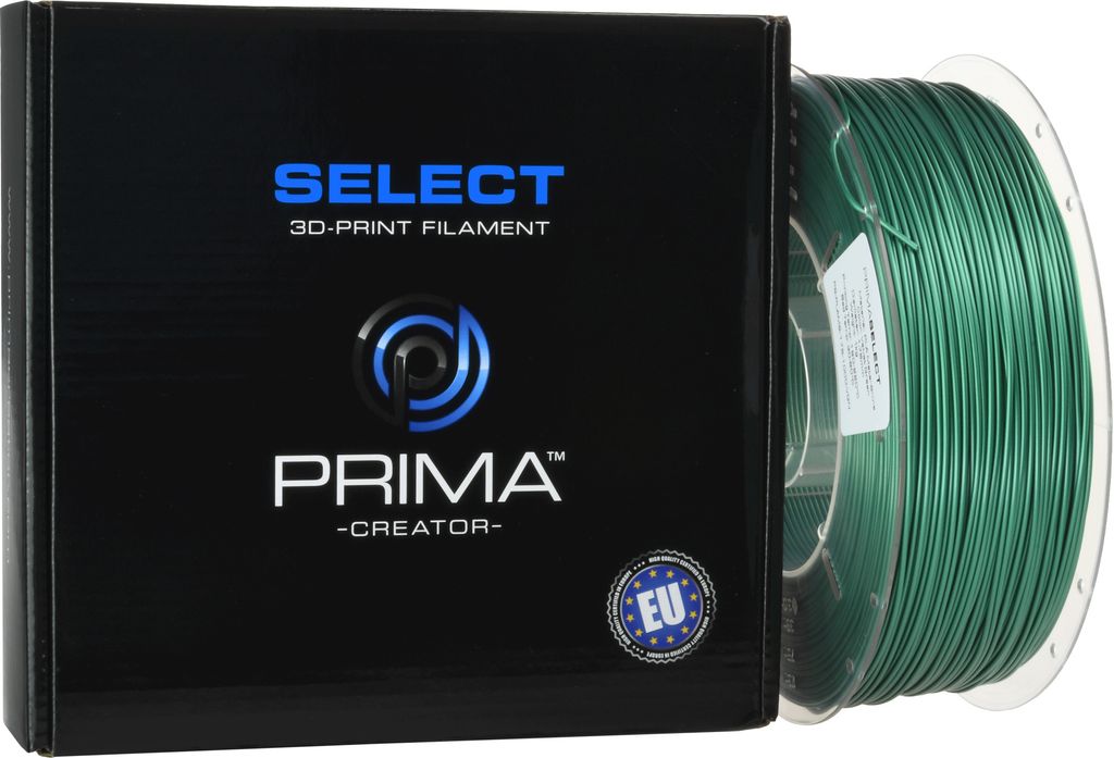 PrimaSelect PLA Metal-Shine, Farbe:Velvet Green, Filamentgröße:1.75mm, Gewicht:1 kg