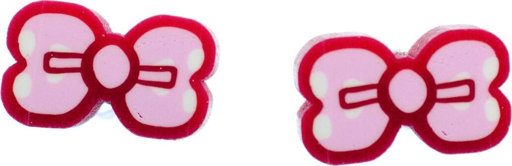Rote Schleifen Ohrstecker Miniblings Stecker Ohrringe Schleifchen Rockabilly