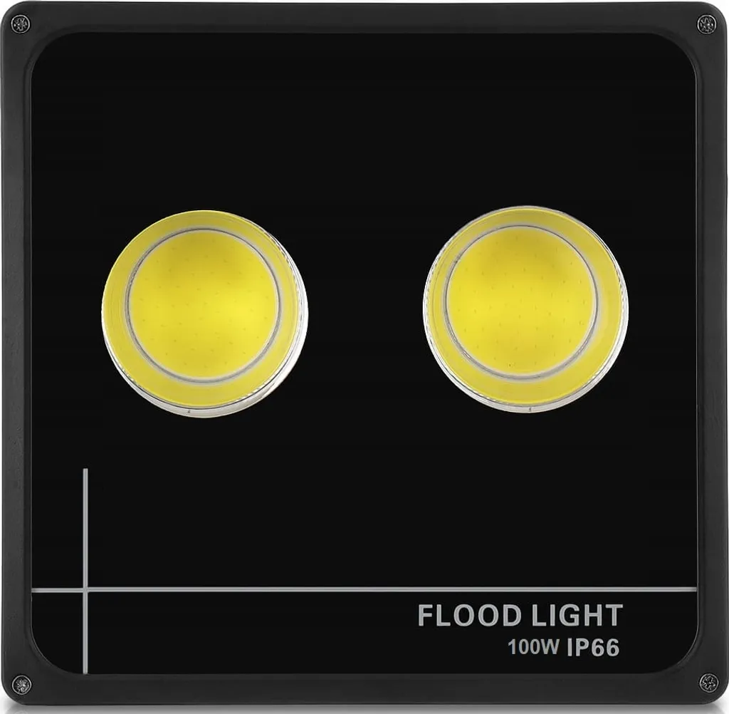 Luminaire Extérieur 100W Ultra Puissant Éclairage Fort pour l'Atelier