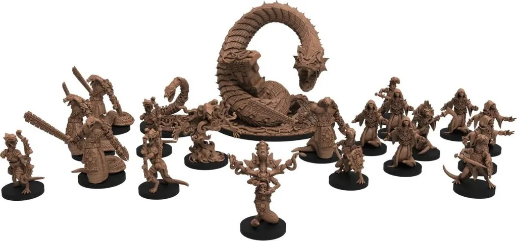 Rencontres Épiques : Chambre du Peuple Serpent - Décor de Jeu de Rôle