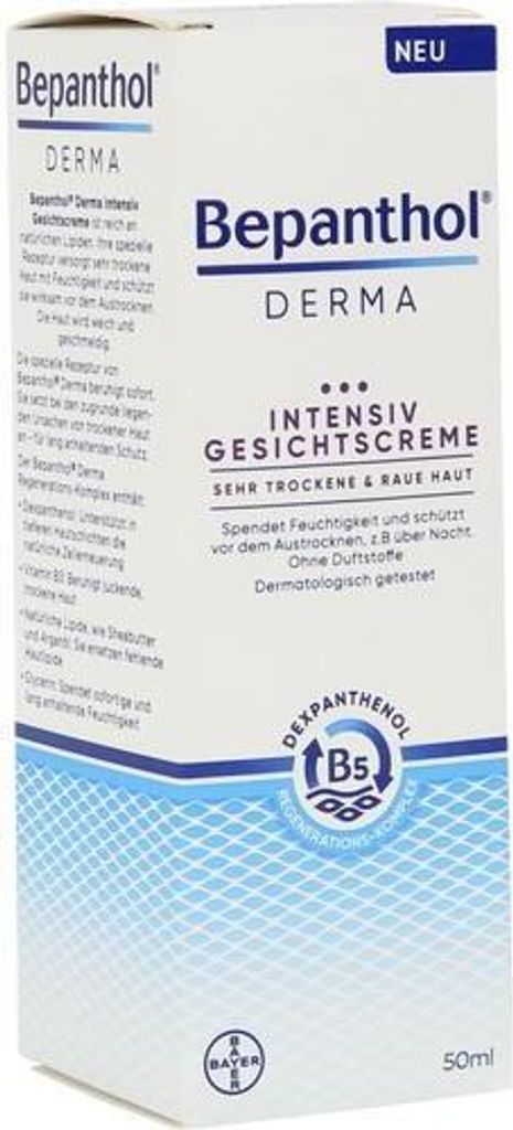 Bepanthol Derma intenzívny krém na tvár 1X50 ml Obrázok produktu 