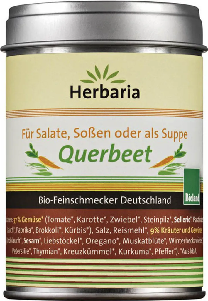 Assaisonnement Querbeet Herbes et Épices - Pack Économique 6 x 90g Cuisine