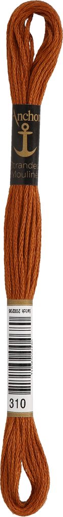 Anchor Sticktwist 4635000-00310 senf Stickgarn, 100 % Produktbild 