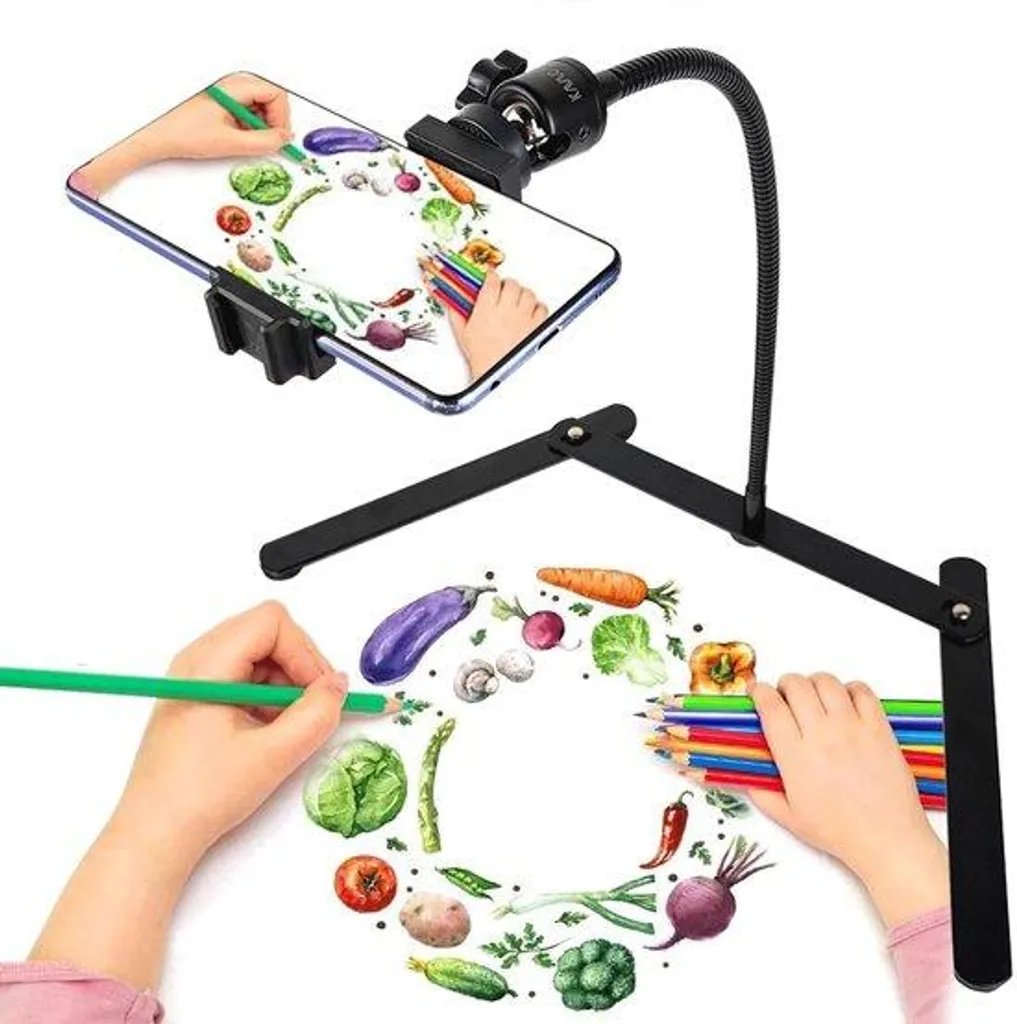 Support de Téléphone Stable avec Bras Orientable pour Direct et Tuto