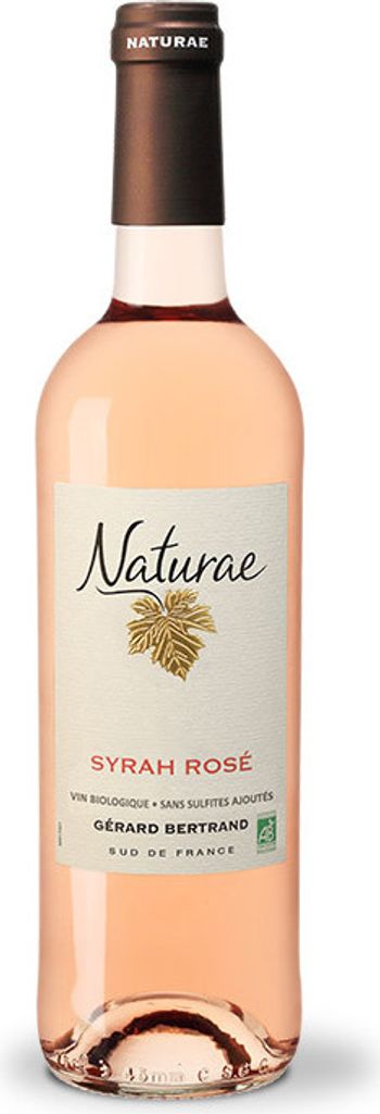 Naturae Syrah roséwein 2022 - veganer und sulfitfreierWein - Südfrankreich - Gérard Bertrand - 12.5% - 75cl