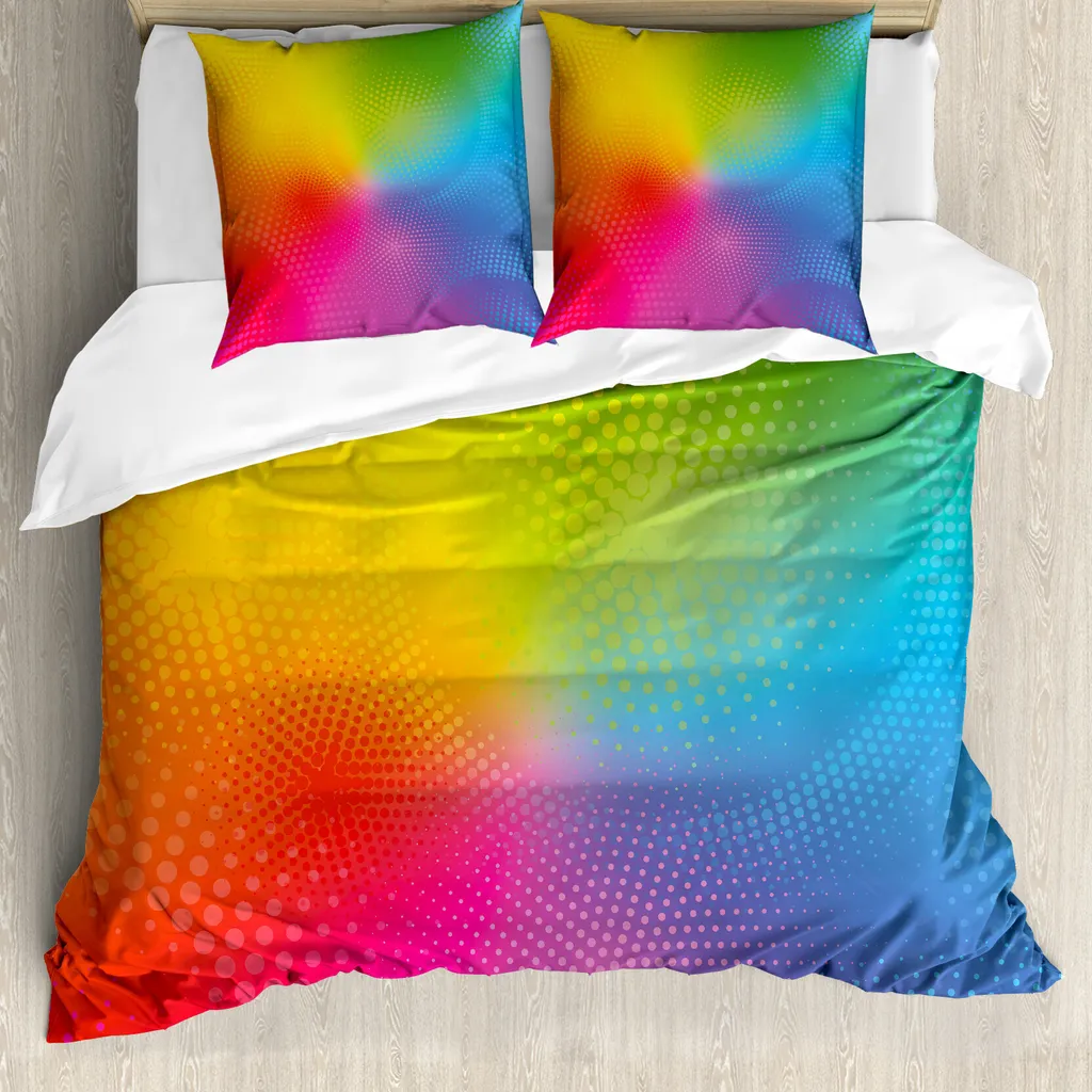 Copripiumino Rainbow ABAKUHAUS Matrimoniale | Lavabile e Sicuro