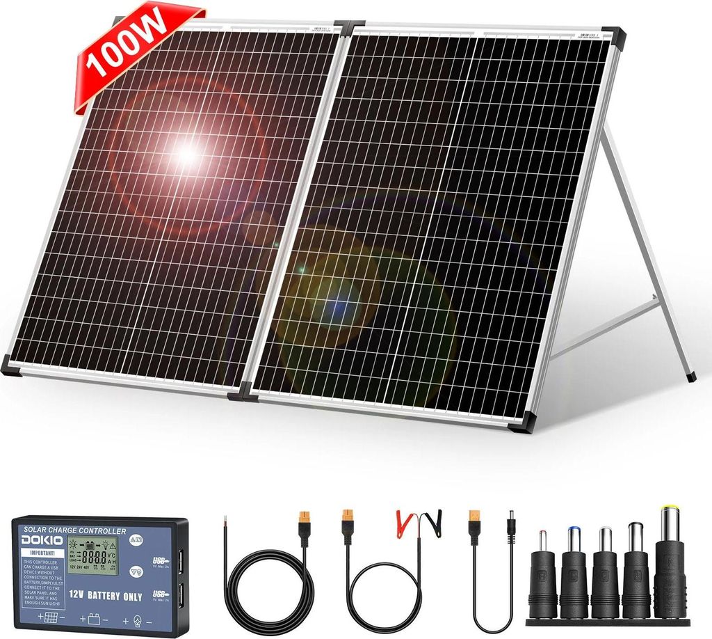 Solarpanel, tragbares Design, hohe Effizienz, 100W
