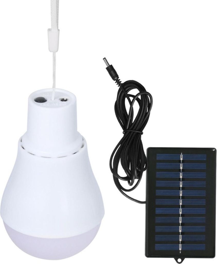 Tragbare 12-LED-Solar-Glühbirne, Außenlampe, Camping-Notbeleuchtung