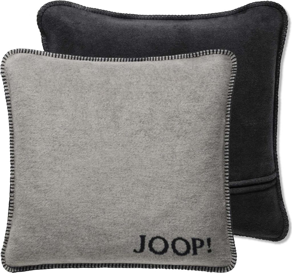 JOOP! Kissen Uni Doubleface Farbe Ash-Anthrazit Größe 50 x Produktbild 