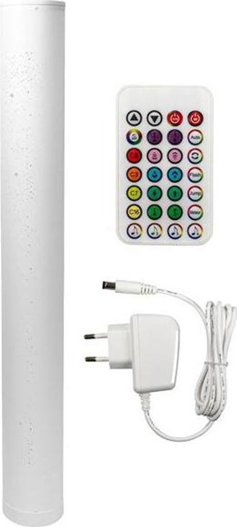 Moderne LED Stehleuchte mit weißem & RGB-LED Licht | Produktbild 