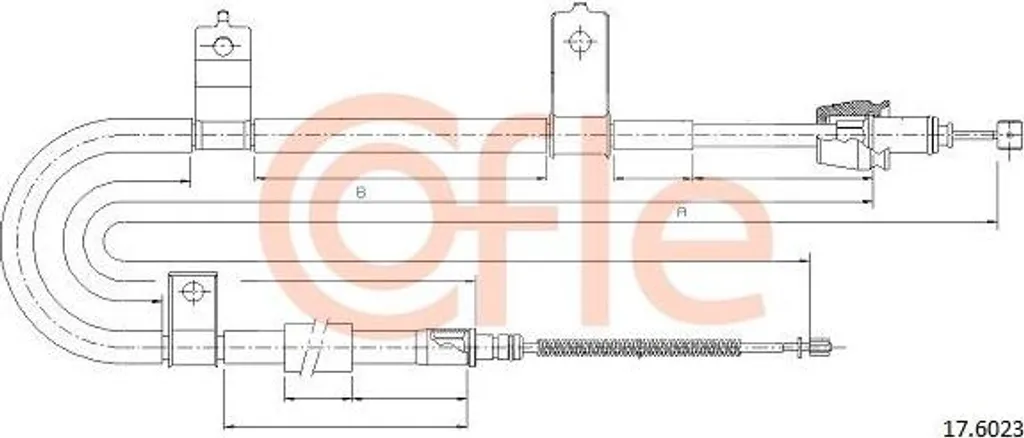 Câble de Frein de Stationnement Arrière pour Picanto - COFLE 17.6023