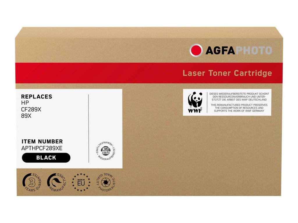AgfaPhoto Toner APTHPCF289XE wie HP CF289X 89X sw