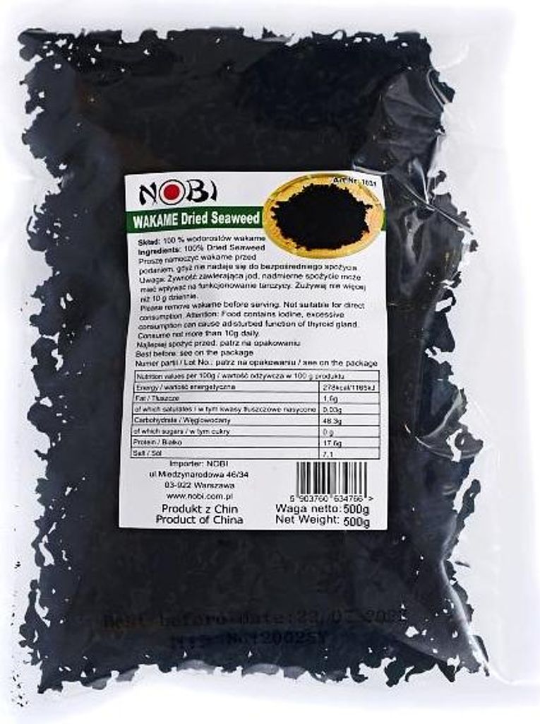 Alga wakame essiccata 500 g - Nobi Immagine del prodotto 