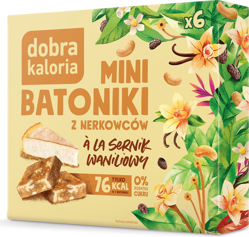 GUTE KALORIEN Mini barrette di anacardi alla vaniglia Immagine del prodotto 