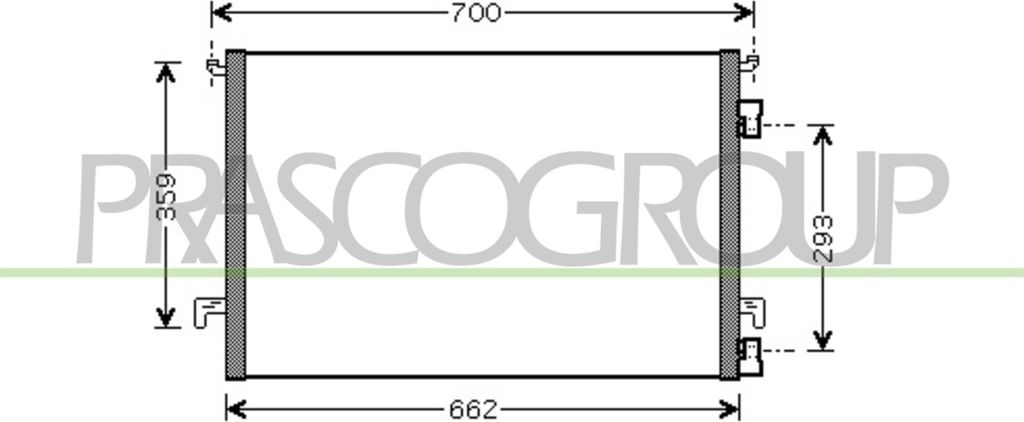 PRASCO OP056C002 Kondensator Klimaanlage Klimakondensator für OPEL Vectra C Caravan (Z02)