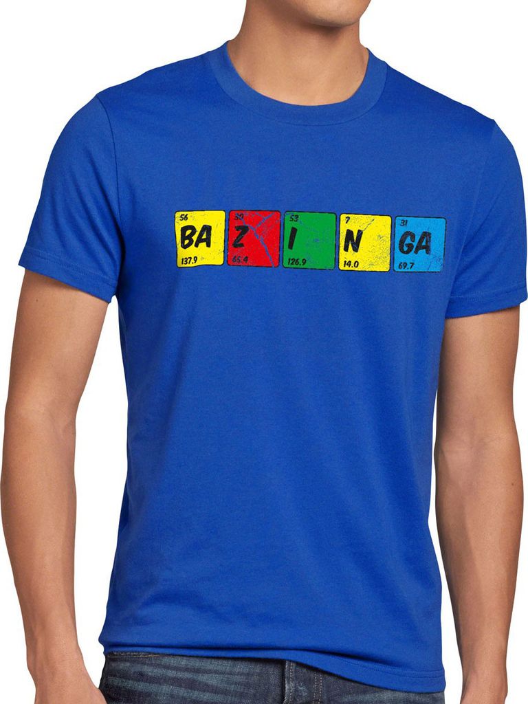 BaumwolleCloud Sheldon Formel Periodensystem Herren T-Shirt chemie