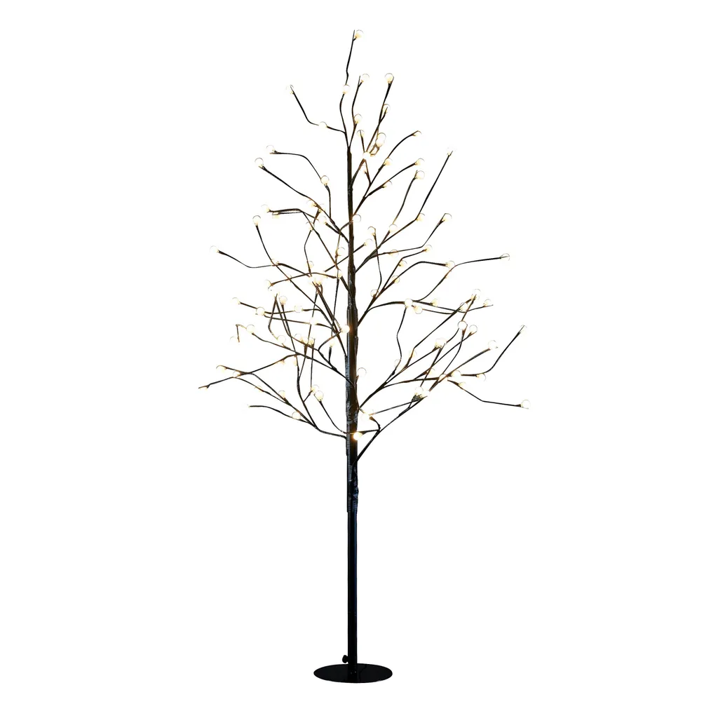 Arbre de lumière LED blanc classique Luca Lighting H150 x Ø80 cm Noir