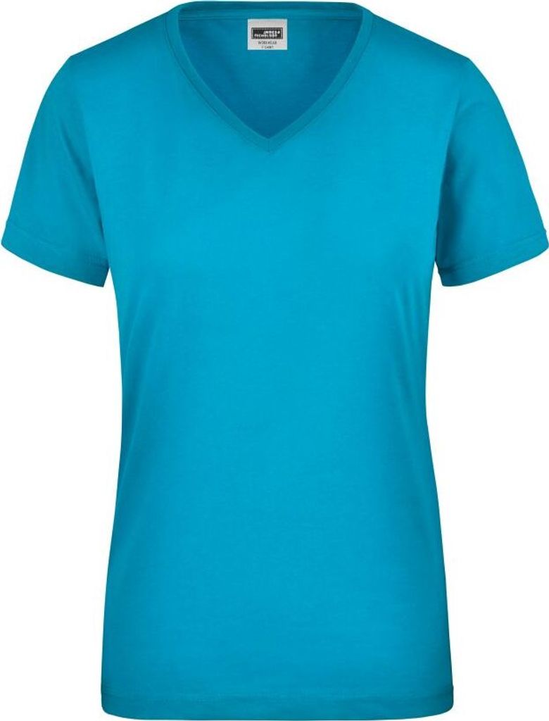 Strapazierfähiges und pflegeleichtes T-Shirt turquoise, Gr. S