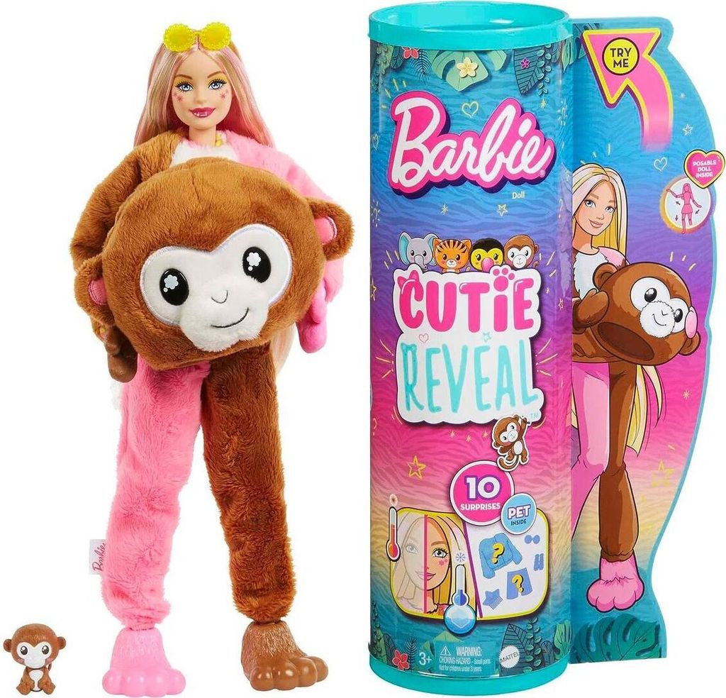 Barbie Cutie Reveal HKR01, Modelka, Žena, 3 rok / roky, Obrázok produktu 