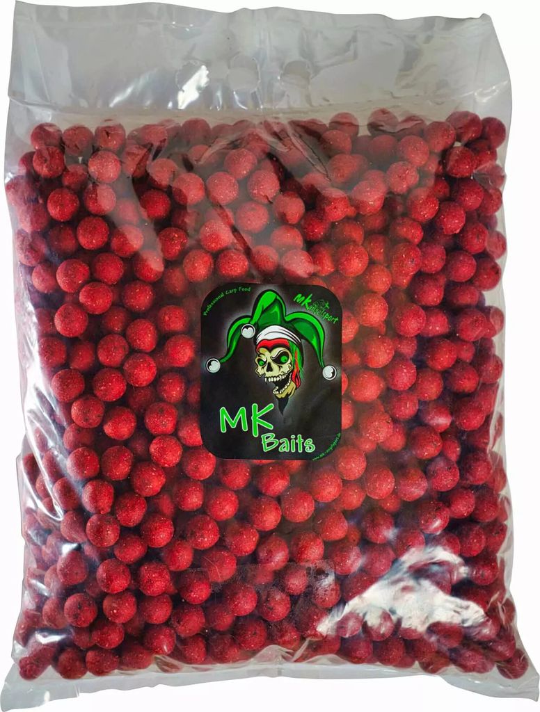 MK Boilie Strawberry 20mm 5kg esche attive istantanee Immagine del prodotto 