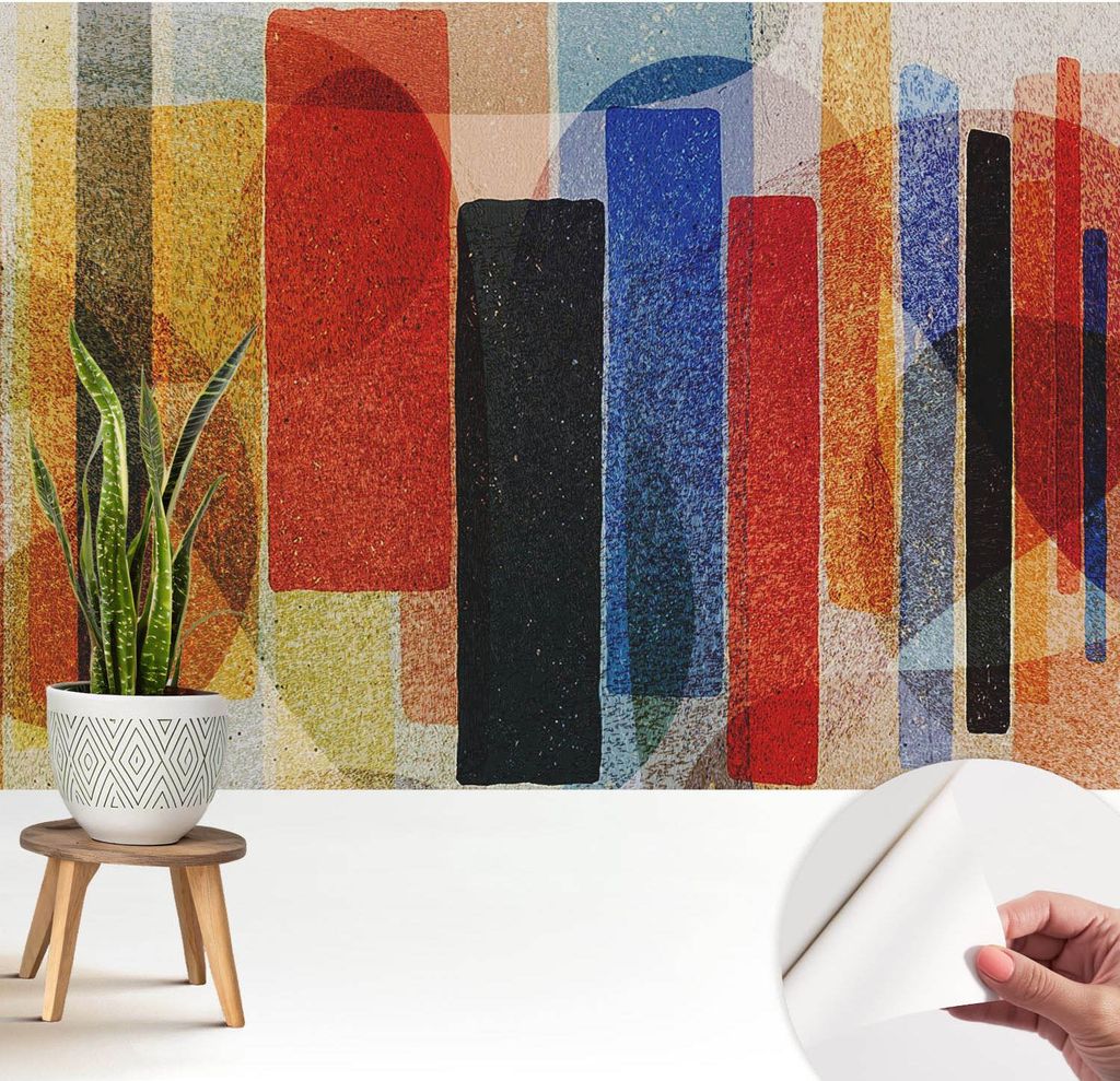 Fototapete selbstklebend - 208x146 cm - Tapete - Wandtapete - Wandbilder - Klebefolie - Dekofolie - Tapete Folie - Wand - Dekoration - Wohnzimmer -...