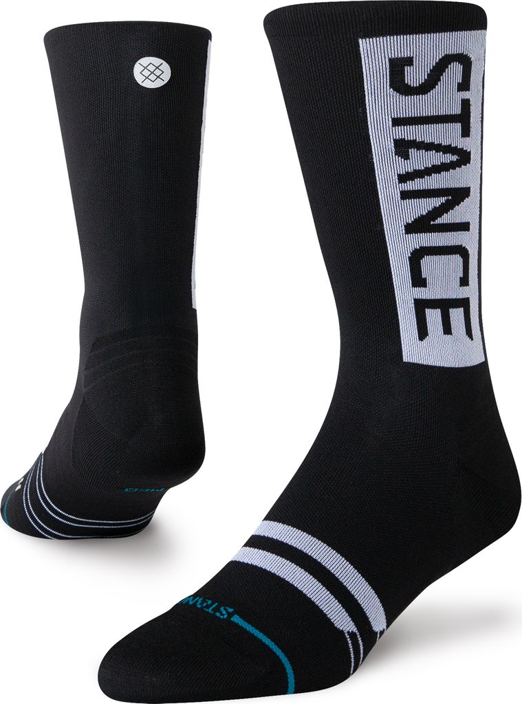 Stance OG Ultra Light Freshtek Crew Socken Schwarz 1 Paar
