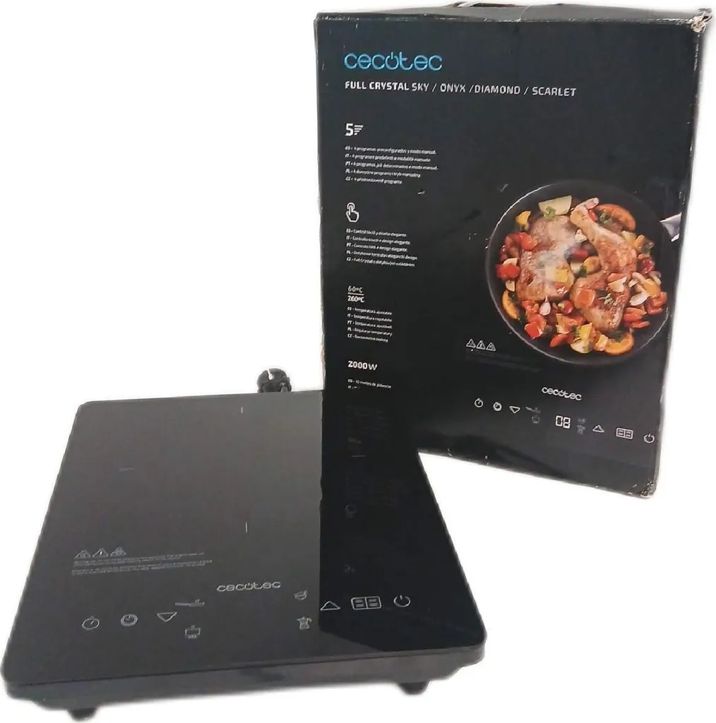 Cuisinez Rapidement Sans Risque avec la Plaque Induction Cecotec Onyx - 10