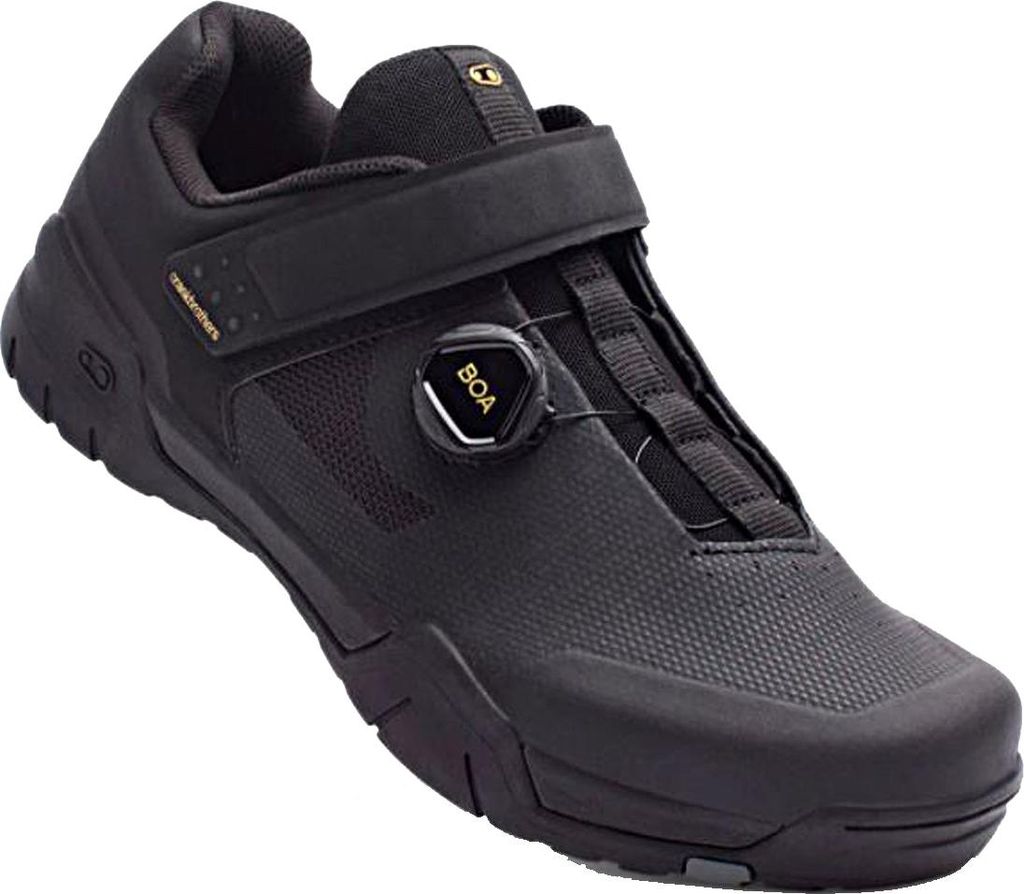 Crankbrothers Mallet E-Schuh, Boa, Farbe:black/gold, Größe:39 (EU)/6.5 (US)
