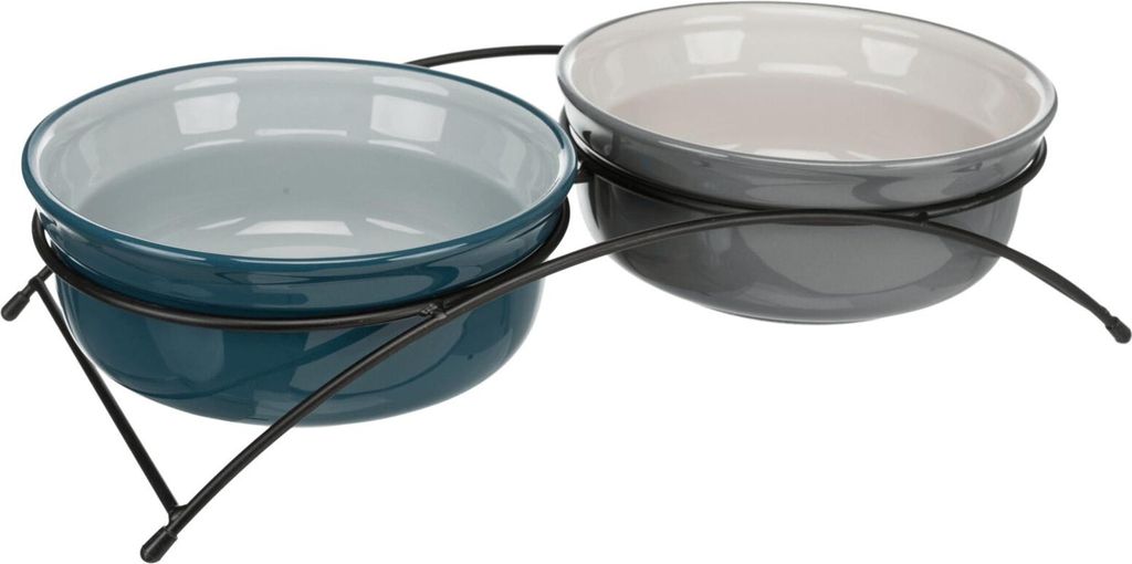 TRIXIE Napf-Set, Keramik/Metall - Produktbild 