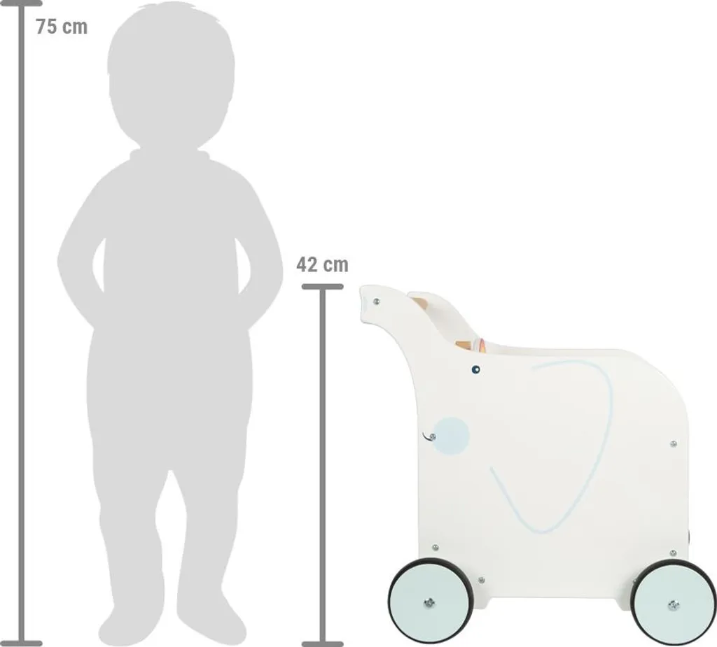 Pousseur marcheur éléphant stable pour aider bébé à marcher seul - 6