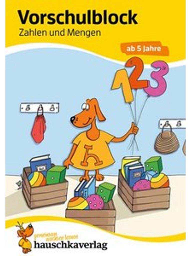 Vorschulblock - Zahlen und Mengen ab 5 Jahre, A5-Block Produktbild 