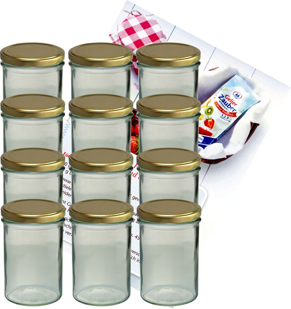 lot de 12 pots à confiture de 435 ml, verre To 82, Image du produit 