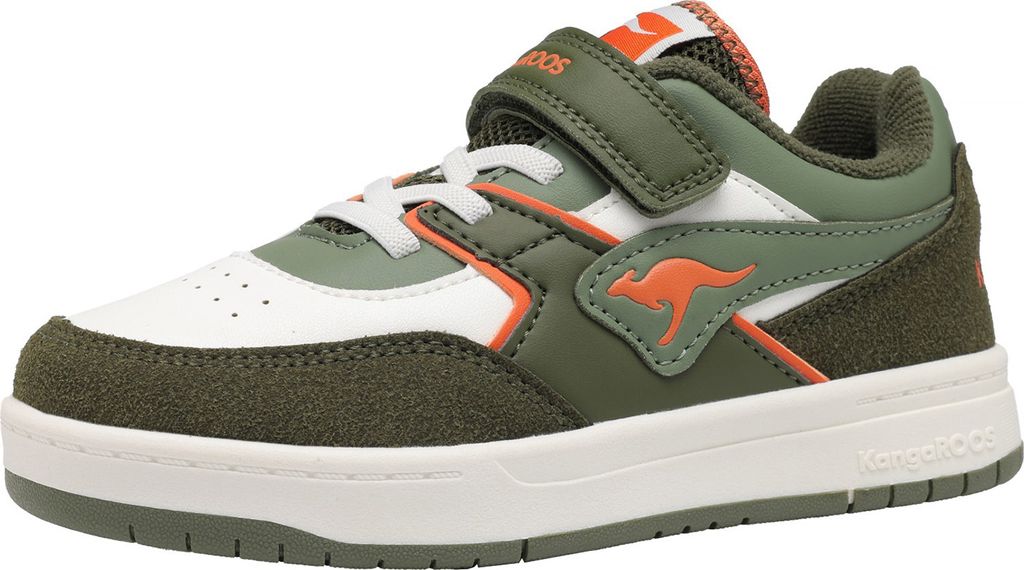 KangaRoos K - CP Bounder Kinderschuhe Jungen Klett Sneaker Mehrfarbig, Schuhgröße:30 EU