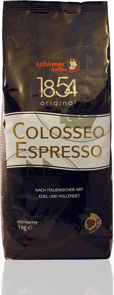 Schirmer 1854 Colosseo Espresso - 8 x 1kg Kaffeebohnen