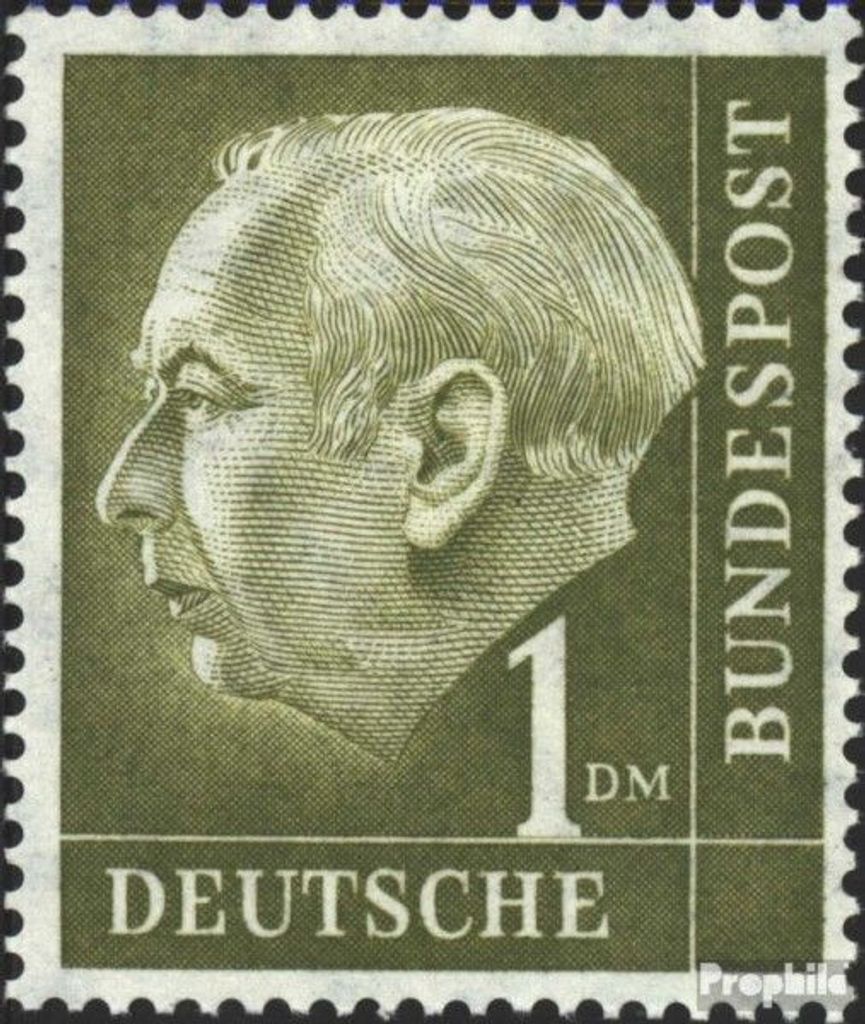 Briefmarken BRD (BR.Deutschland) 1954 Mi 194x postfrisch Bundespräsident Heuss (I)