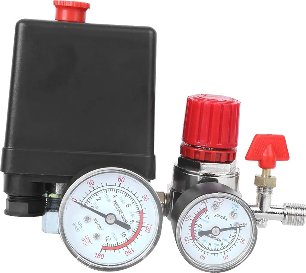 Régulateur de Pression à 4 Trous pour Compresseur d'Air et Distributeur - 2
