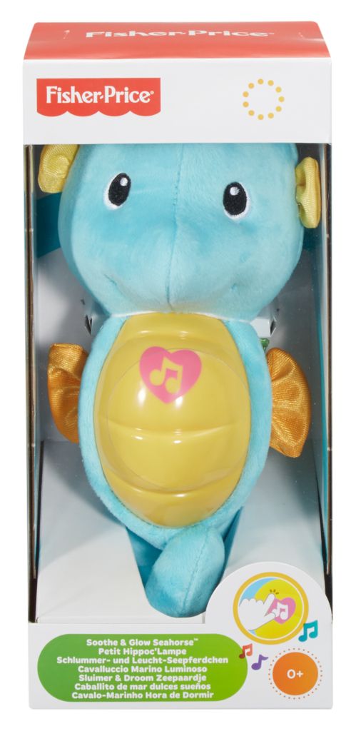 Fisher-Price Schlummer- und Leucht-Seepferdchen (blau). Produktbild 