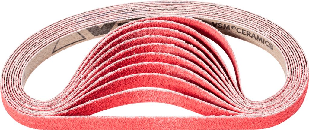PFERD TOOLS Keramikkorn Schleifband BA 13x457 mm CO-COOL60 für Edelstahl-Schliff mit Bandschleifer