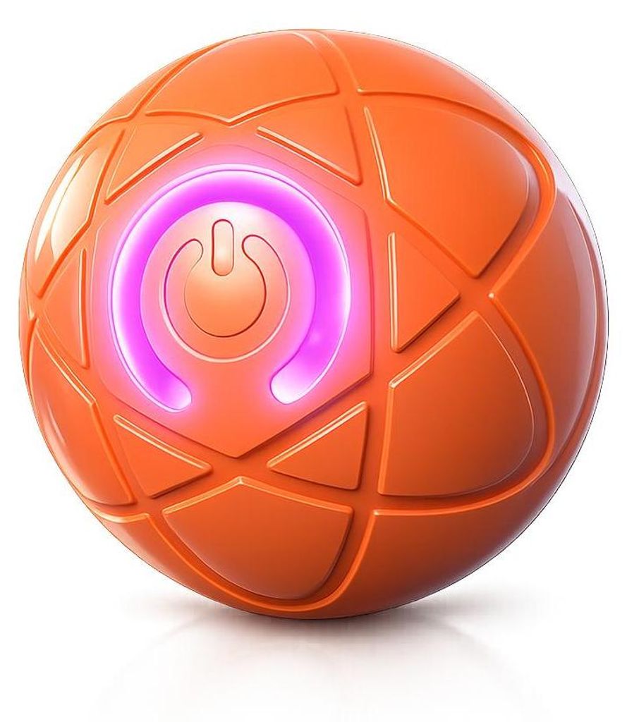 BounceBuddy Interaktives LED Spielzeug für Hunde & Katzen – Springt & leuchtet!: Orange