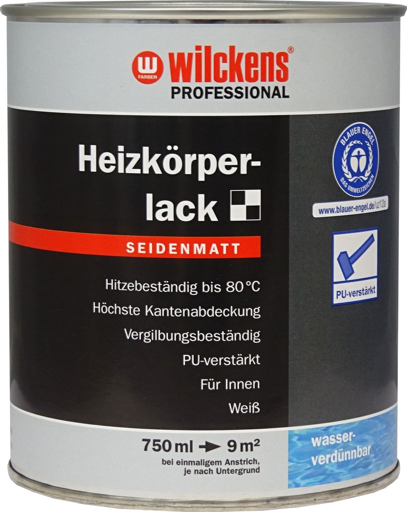 Wilckens Professional Heizkörperlack seidenmatt, 750 ml