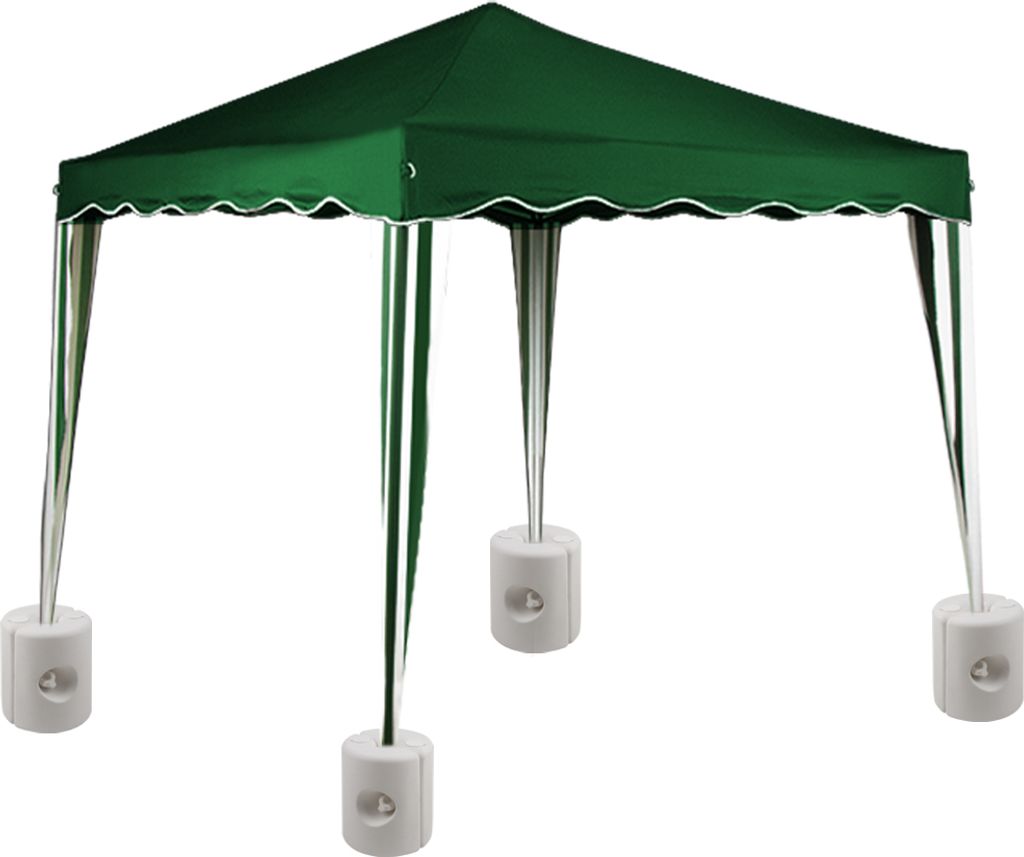 4er Set Pavillon-Standfüße - Wassergewichte Für Gartenzelte & Festzelte