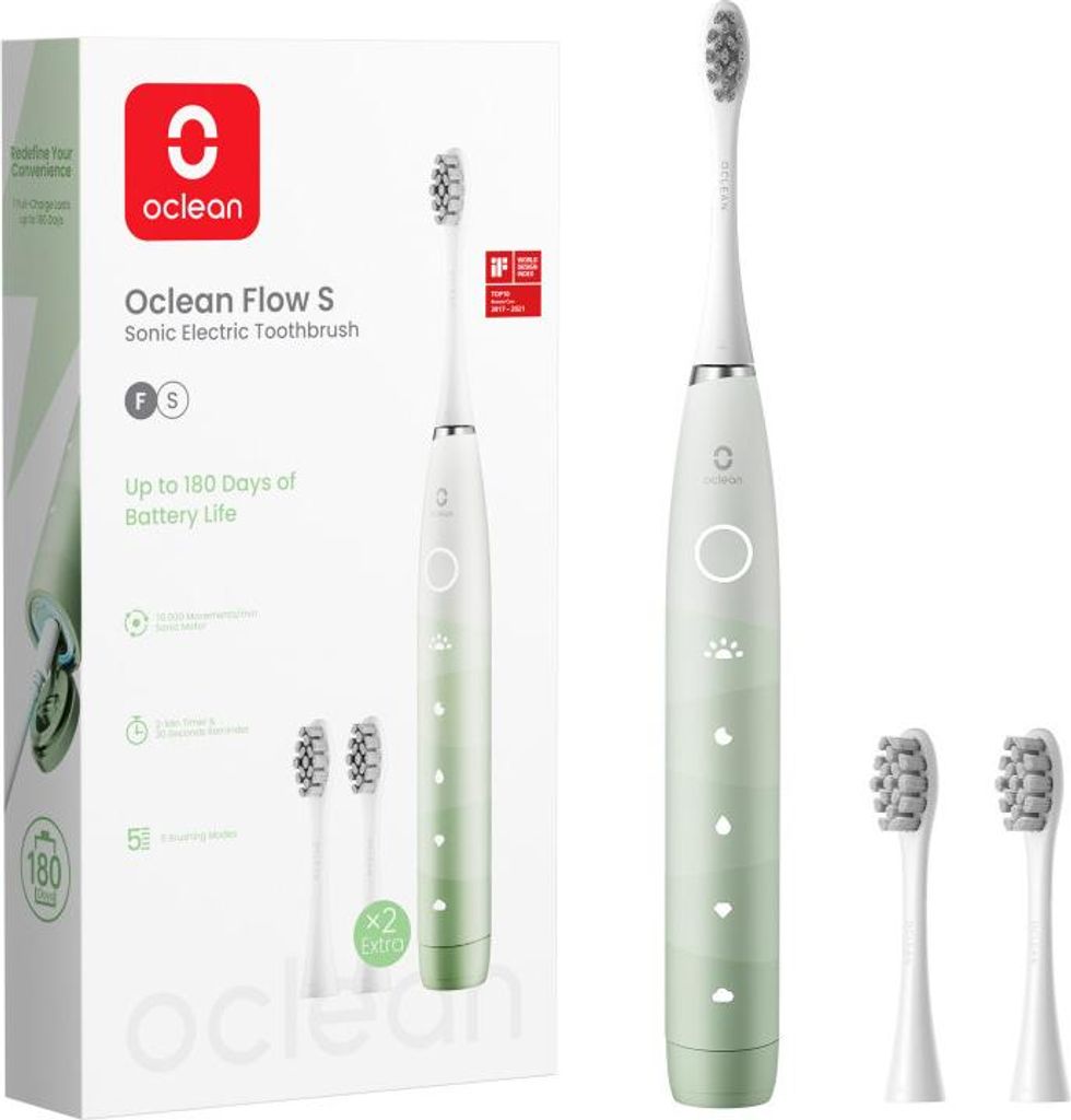 Oclean Electric Toothbrush Flow S Green Immagine del prodotto 
