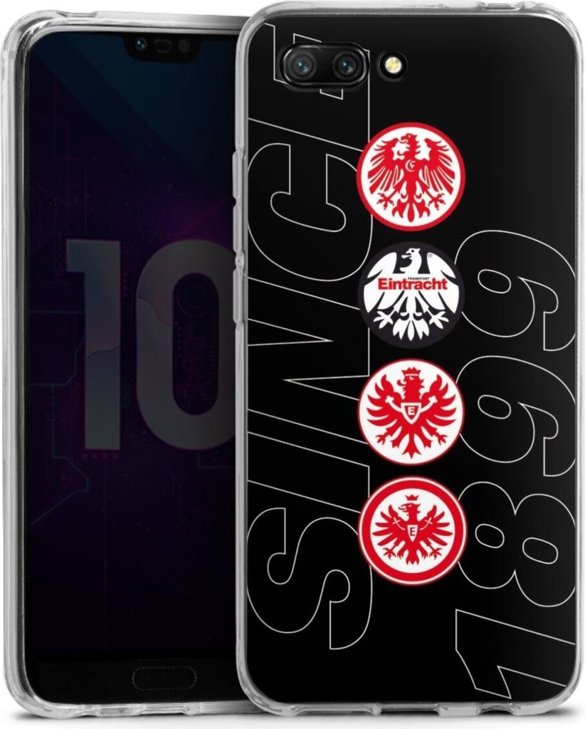 DeinDesign Handyhülle für Huawei Honor 10 Silikon Hülle Case Smartphone Schutzhülle Adler Eintracht Frankfurt Logo