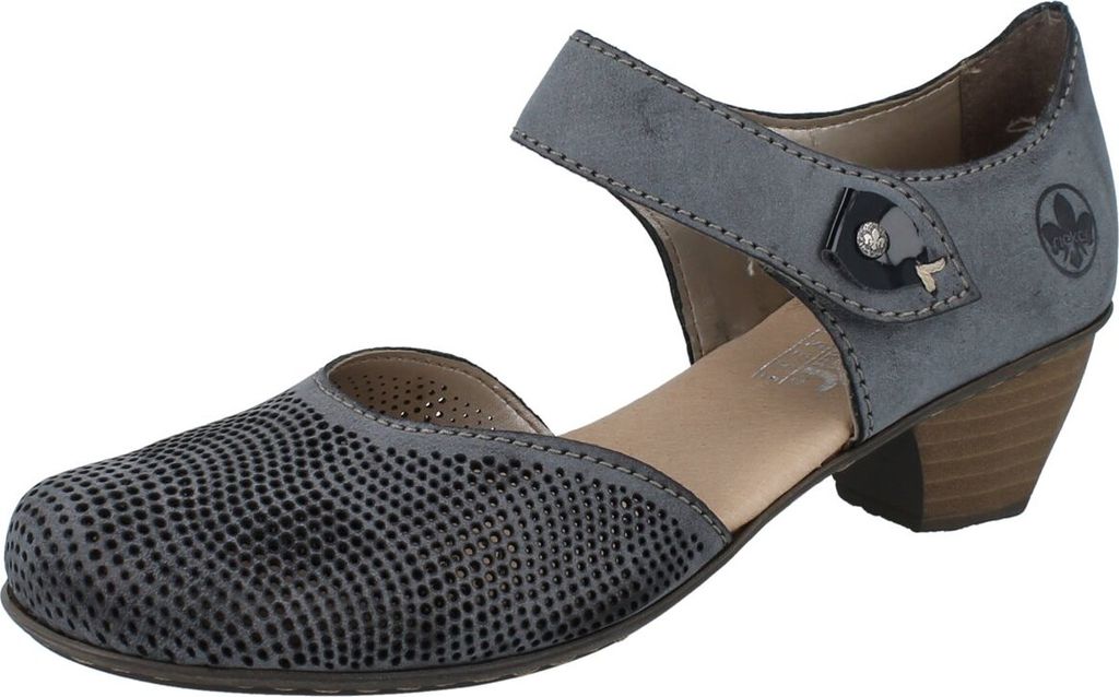 Rieker Komfort Pumps Damen 31353133353630 Blau 40 EU Produktbild 44