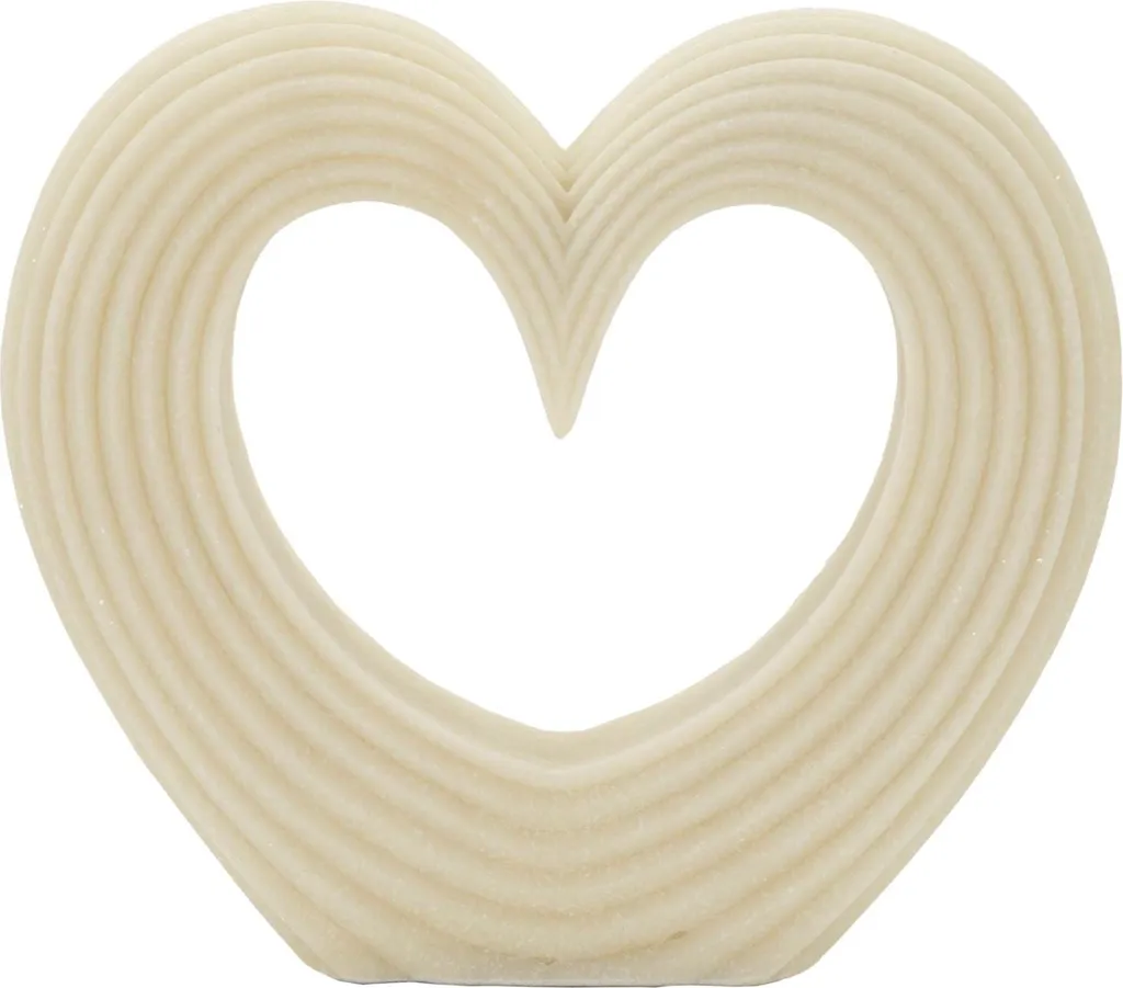 Mauro Ferretti Lovvy Quarzy 30x7x26 cm - Scultura Cuore Design