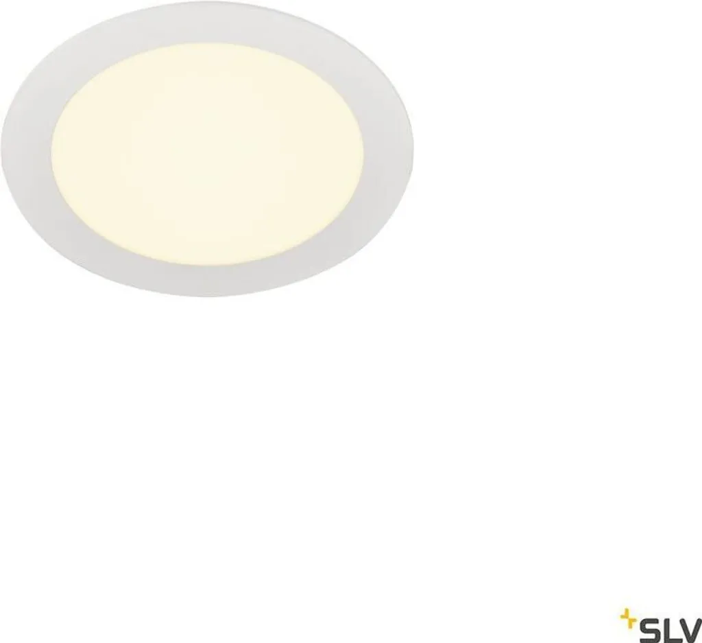 Plafonnier LED SLV Senser 18 : Éclairage Anti-Éblouissement Blanc