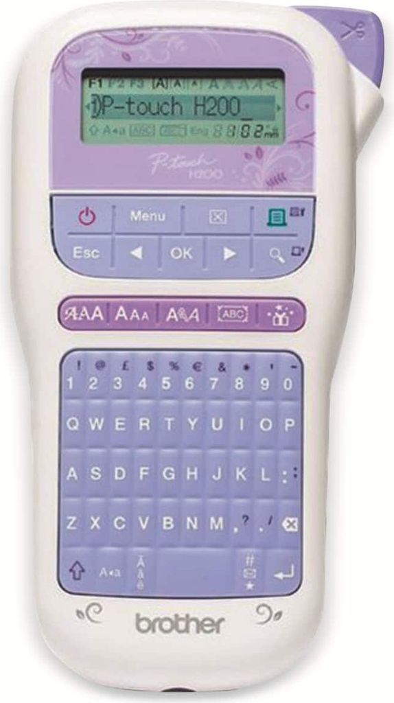 Brother P-Touch PT-H200 - etykieciarka - czarno-biała - Zdjęcie produktu 