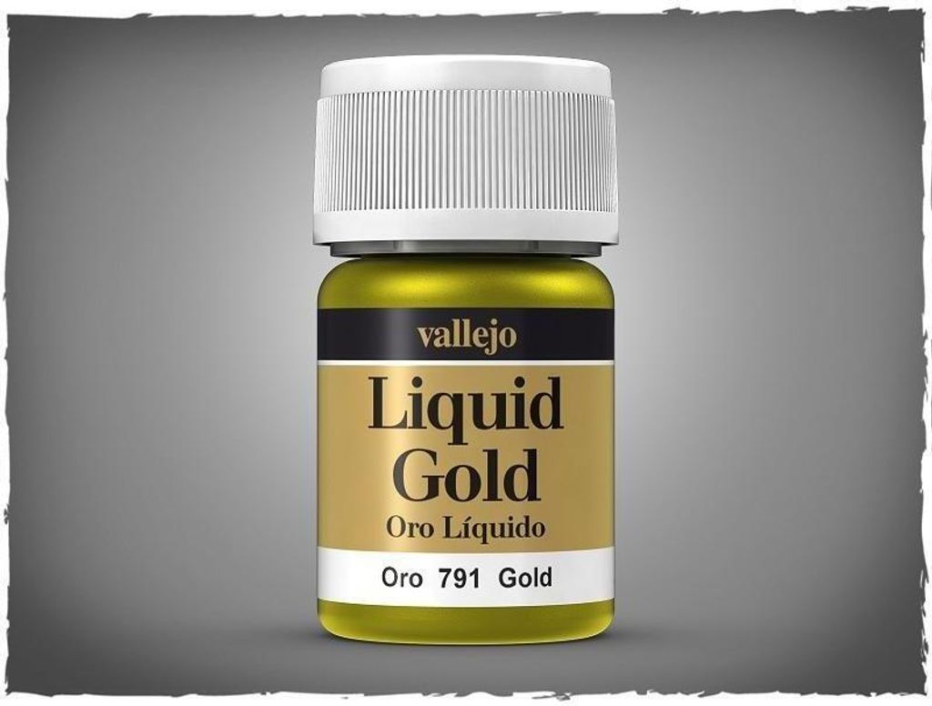 Flüssigmetall Gold 35 ml – Metallische Modellbaufarbe